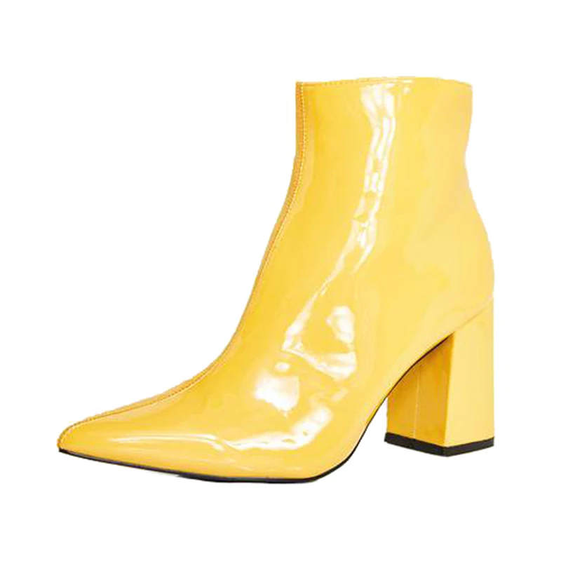 ladies yellow boots
