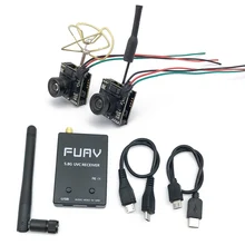 5,8G FPV UVC приемник + 5,8G 48CH 25/100 мВт Vedio передатчик 700TVL micro FPV камера OTG Смартфон ВР для радиоуправляемого FPV дрона автомобиля