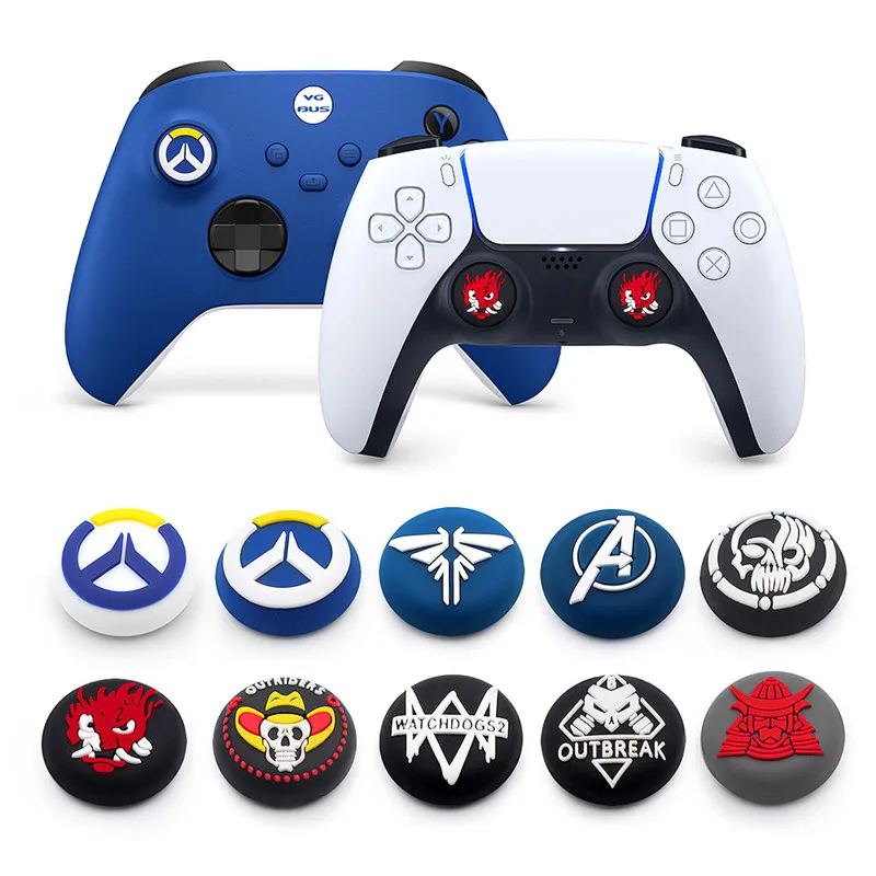 

Thumb Stick Grip Cap Soft Silicone Thumbstick Joystick Cover For Sony Playstation5 PS5 PS4 PS3 For Switch NS Grip Caps