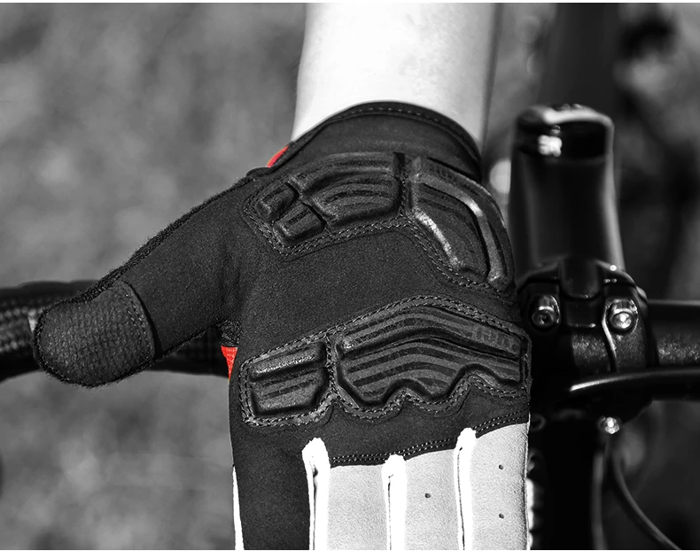 INBIKE, спортивные перчатки, противоударные, велосипедные перчатки с сенсорным экраном, гелевые, для езды на горном велосипеде, перчатки для мотоцикла, зима, осень, женская, мужская одежда