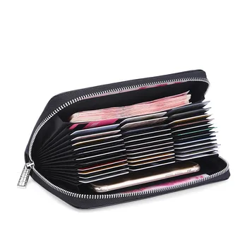

Anti-Theft Brush Organ Wallet Coin Purse Men and Women Multi-Function Leather Large Capacity Wallet