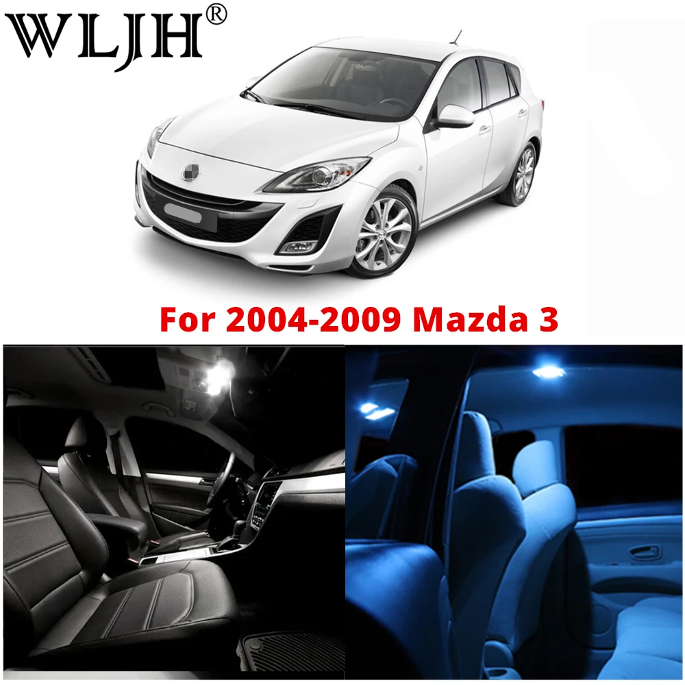 Посылка ПА WLJH 7x для хэтчбека Mazda 3 MS3 2835 2004 2005 2006 2007|led interior light|interior lightinterior lights for cars |