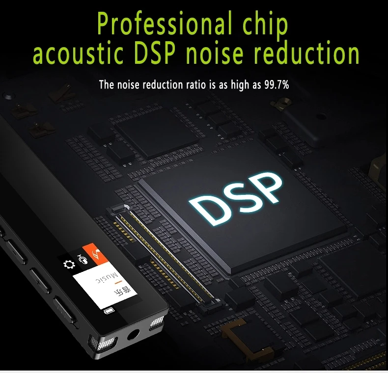 Диктофон USB Профессиональный 30 часов диктофон цифровой Аудио Диктофон с паролем защиты WAV, mp3-плеер розничная торговля