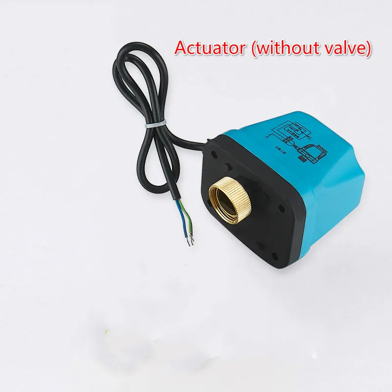 Трехходовой латунный моторизованный шаровой клапан AC220V/24V DC5V/12V/24V электрический