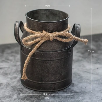 

Plant Plant Pot Pots Vintage Churn Flower Holder Tree Planters Strong Rustic