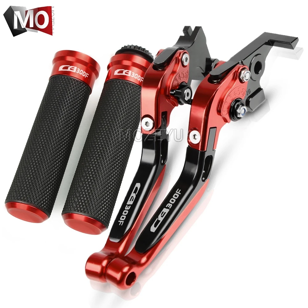 Для Honda CBR300R/CB300F/FA CBR CB 300 CBR300 CB300 R F/FA 300R 300F 14-19 мотоциклов сцепные рычаги Руль ручками - Color: Red