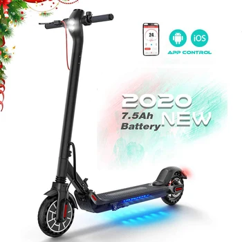 

Electric Scooter Folding Skateboard Electric &Disc Brake 8.5 inch 350W 25km Range APP Control with USB Port Honeycomb Tire