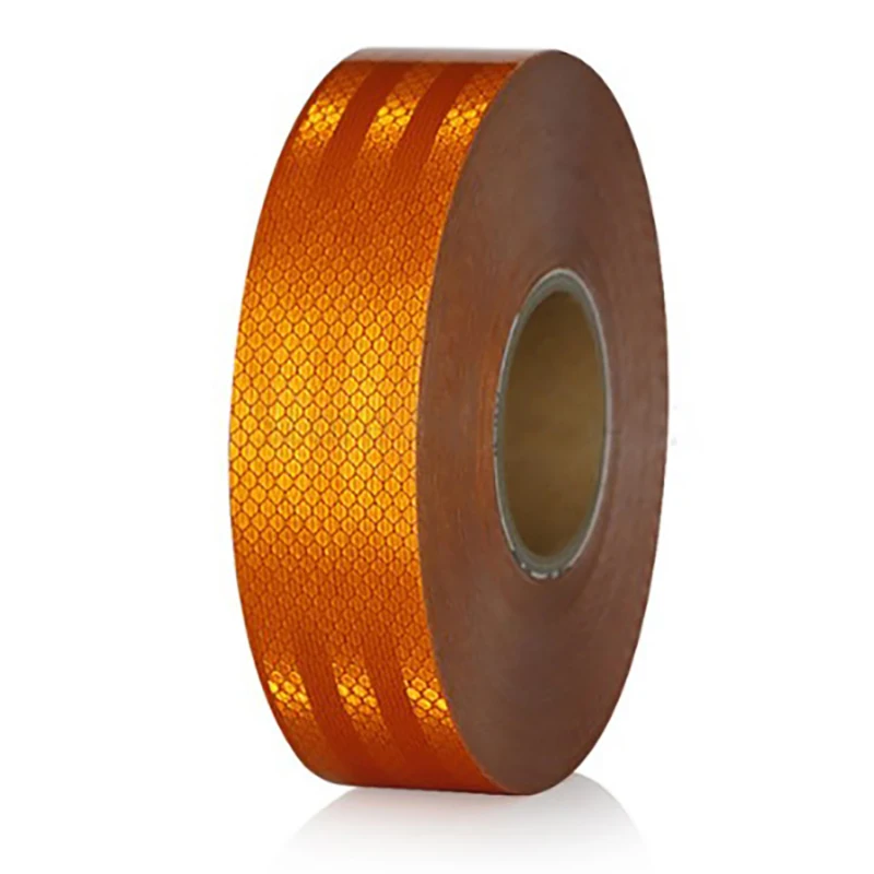 

45Mx5Cm Orange Reflective Warning Tape Adhesive Car Truck Conspicuity Tape Car Accessories