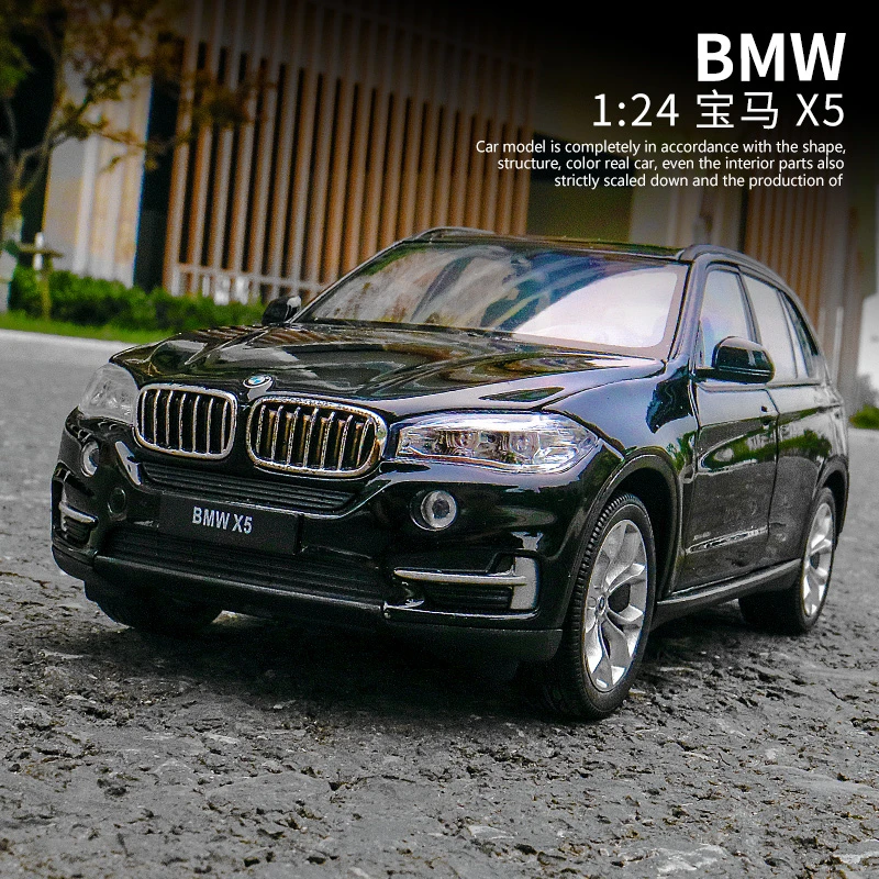 WELLY 1:24 внедорожник BMW X5 спортивный автомобиль имитация из сплава Модель