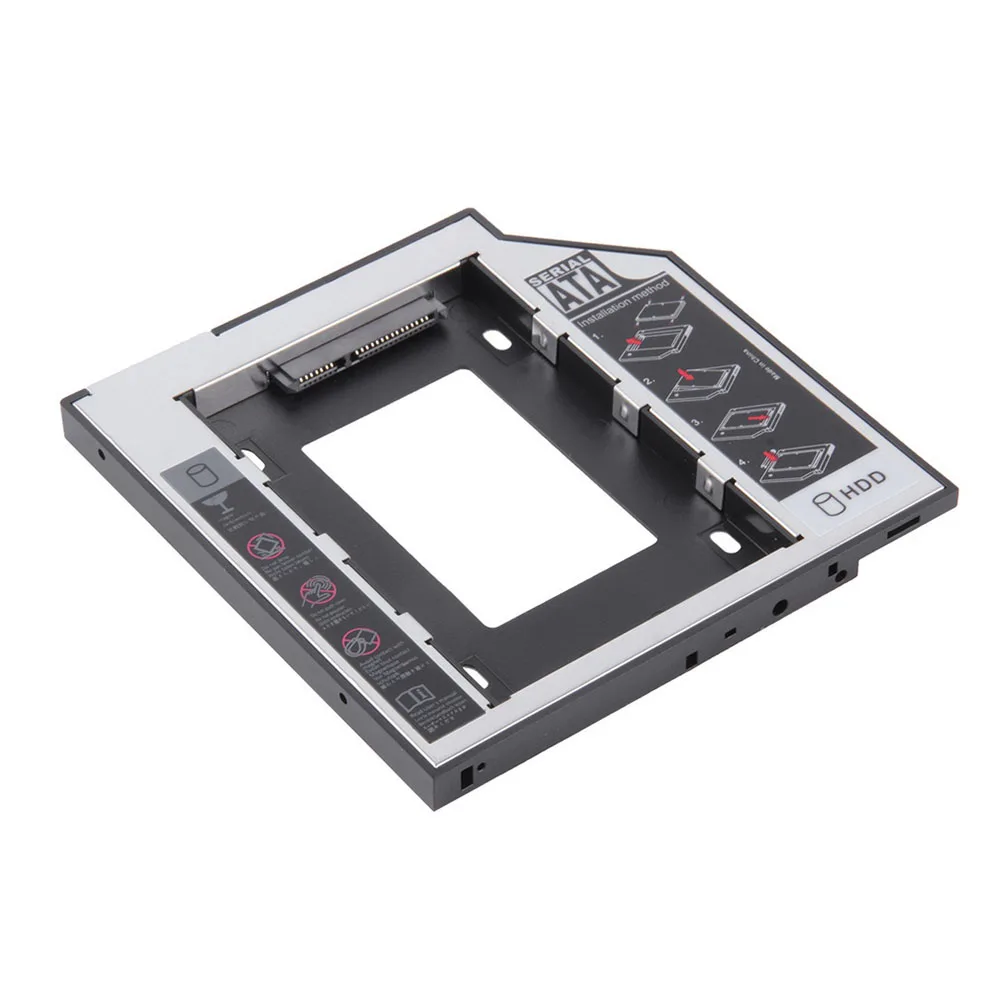 Аксессуары для ноутбуков 12,7 мм 2nd HDD Caddy для 2," 2 ТБ SATA 3,0 SSD корпус корпуса жесткого диска+ светодиодный для ноутбука DVD cd-rom