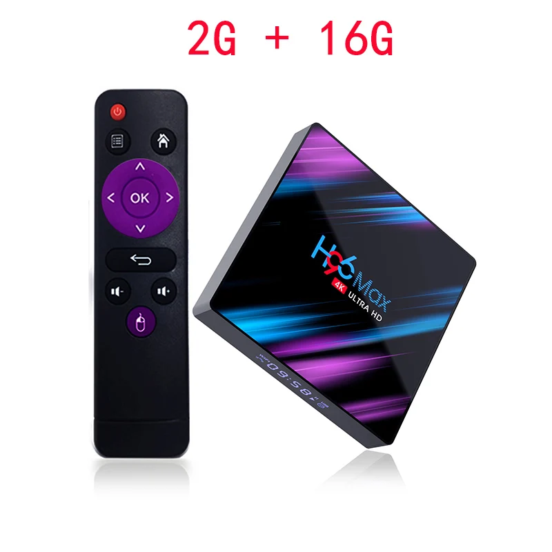 2G 16G Normal remote H96 MAX Смарт ТВ коробка Android 9,0 4 Гб 64 Гб RK3318 медиа-проигрыватель 4K 2,4G& Wi-Fi 5 ГГц двухъядерный процессор Wi-Fi голосового помощника Google Netflix Youtube ip ТВ - Цвет: 2G 16G Normal remote