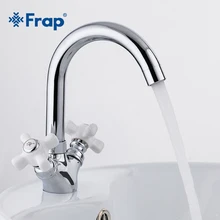 FRAP Single Faucets Kitchen Faucet Hot Luxury 360 Rotate Kitchen Tap Faucet Deck Mount Water Sink Mixer Taps Torneira Water