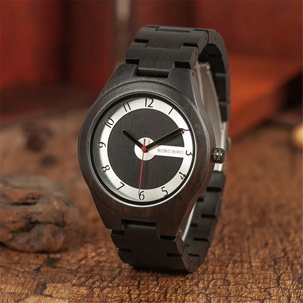 Распродажа BOBOBIRD часы деревянные Мужские Женские кварцевые наручные часы Рождественский подарок лучший подарок в коробке montre homme