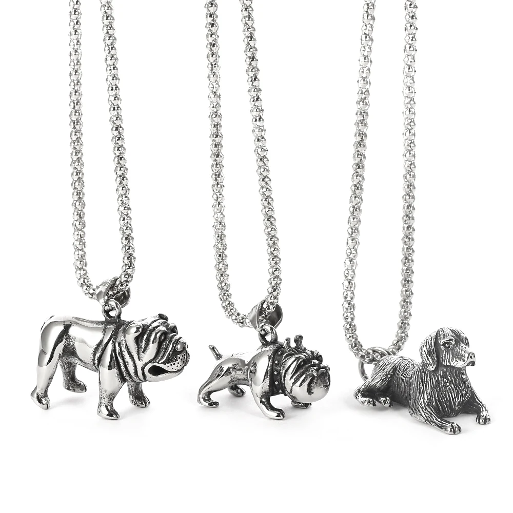 Чокер Shar Pei с искусственной цепью модные украшения животными для женщин и девушек