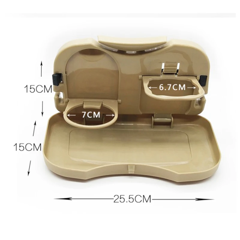 Универсальный складной автомобильный подстаканник на заднем сиденье для автомобиля, настольный поднос для напитков и еды, автомобильный дорожный стол, складной автомобильный аксессуар, держатель для напитков