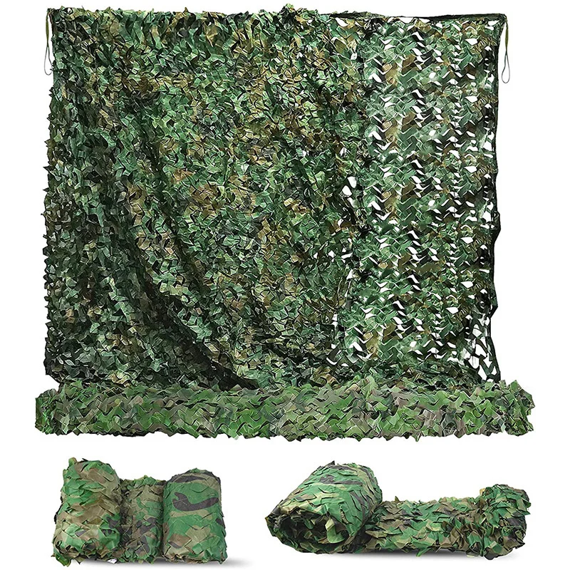 6x4m 3x2m Military Camouflage Net Hunting Netting Car Army Mesh Cover Tent Sun Shelter Camping Awning | Спорт и развлечения