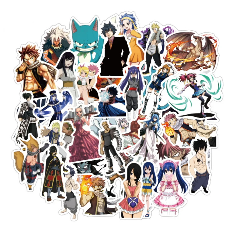 

10/30/50PCS Cute Anime Girl Graffiti Trolley Case Laptop Skateboard Waterproof Sticker Decoration Wholesale