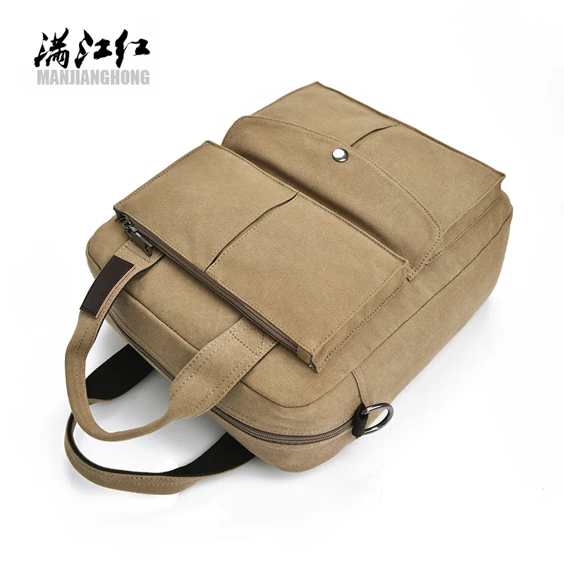 

Men's Bag Shoulder Bag Men Canvas Bag Leisure Bag Multi-functional Hand Crossbody Bag