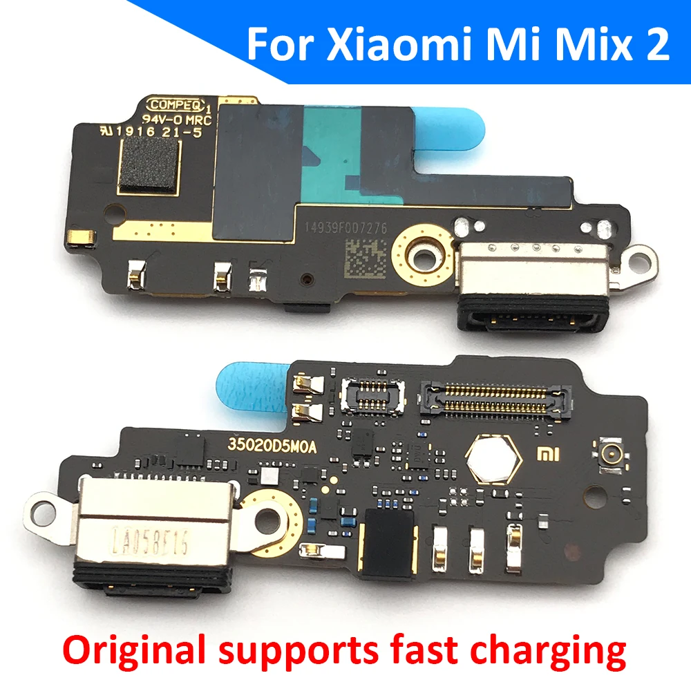 

Original For Xiaomi Mix 2 Mix2 USB Micro Charger Charging Port Dock Connector Microphone Board Flex Cable