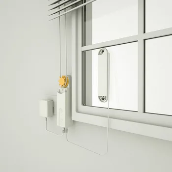 

DIY Smart Motorized Chain Roller Shutter Blinds Shade Drive Motor Timing Switch APP Control Powered By Solar Panel&Charger