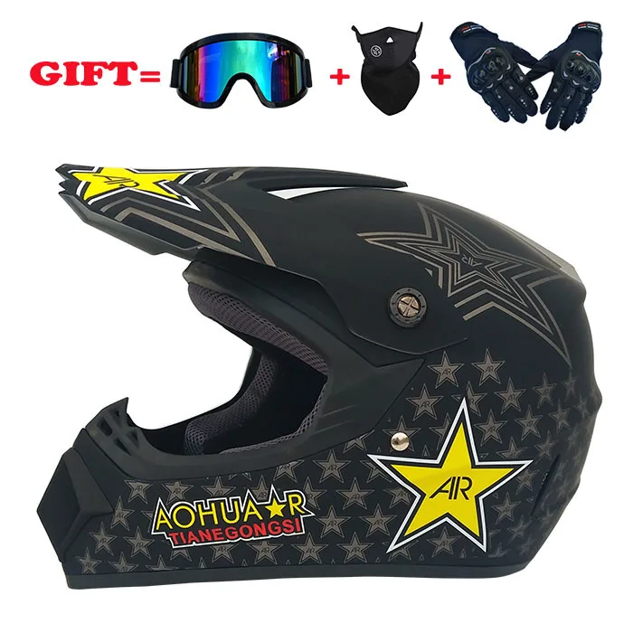 

Cross country motorcycle am mountain bike full helmet riding helmet four season motorcycle cross country helmet three piece set