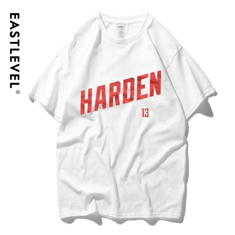 

Basketball T-shirt Men's 2019 Summer New Style Rocket Harden MVP Pure Cotton Large Size Sports Short Sleeve Students Training Su
