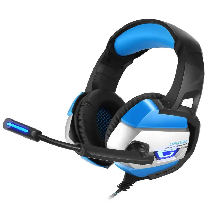7 1 Surround Sound Gaming Headset headphone for PC 3 5mm Volume Control Headphone