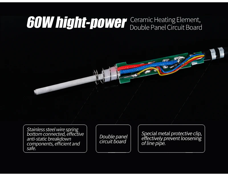 WEP 908D-II Anti-Static thermostat electric soldering iron