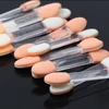 10pcs Nail Powder Brushes Sponge Glitter Picking Disposable Double Sided Eyeshadow Applicators Brush Makeup Cosmetic Tools TR194 2