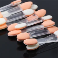 10pcs Nail Powder Brushes Sponge Glitter Picking Disposable Double Sided Eyeshadow Applicators Brush Makeup Cosmetic Tools TR194 2