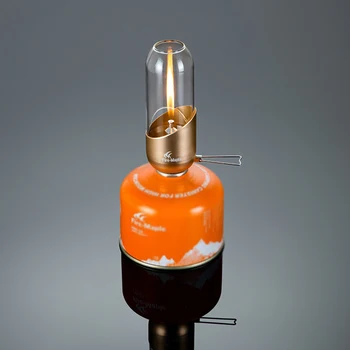 

Outdoor Portable Gas Lantern Lights Light Camping Hiking Tent Lamp Lightweight Adjustable Firepower Space Saving And Convenient