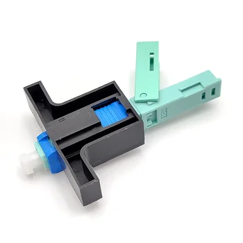 

100 PCS/lot SC/ UPC Fast Connector Single-Mode Connector FTTH Tool Cold Tool Fiber Optic Fast Connnector 53mm