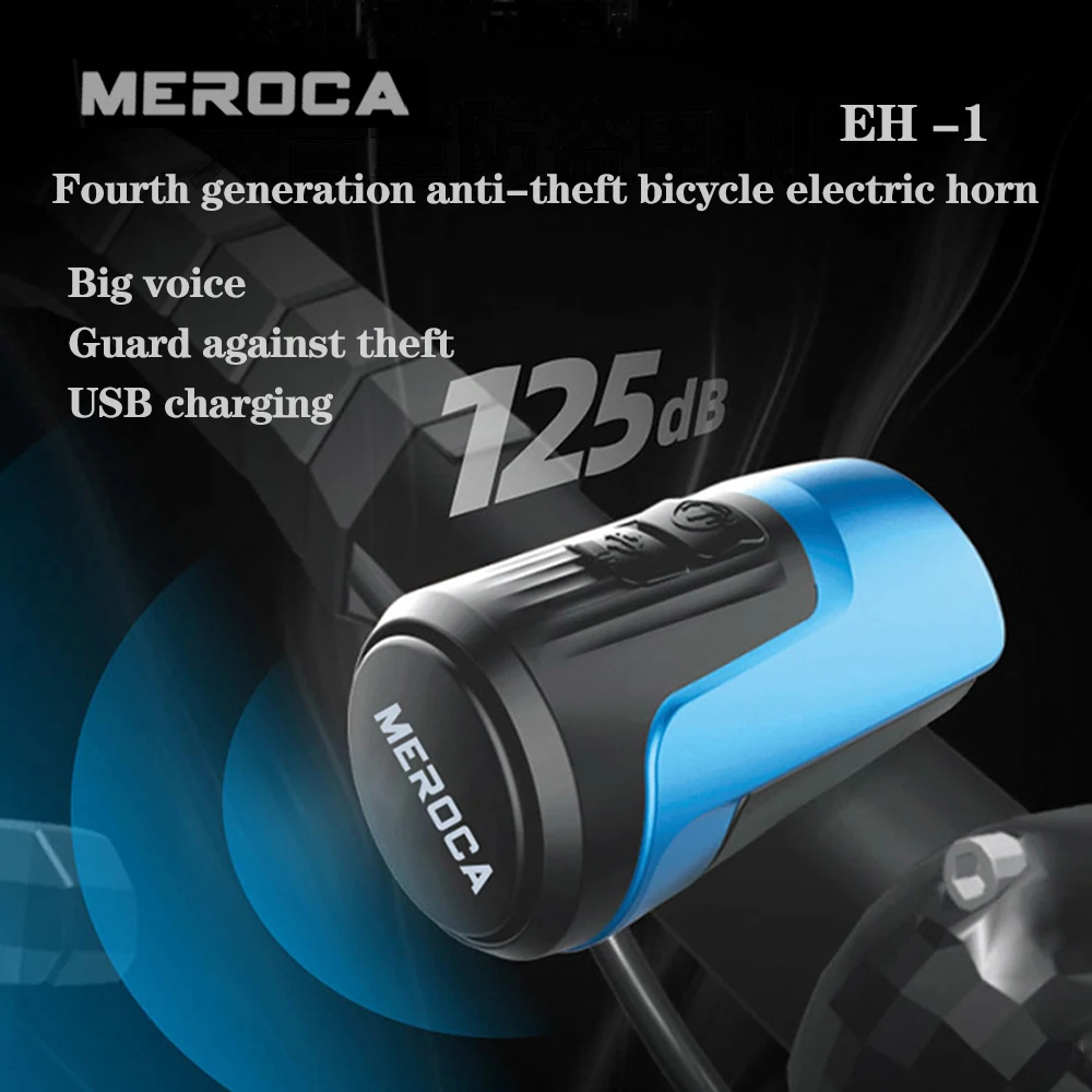 MEROCA Bell High Decibel Electric HornMTB Bike Accessories High