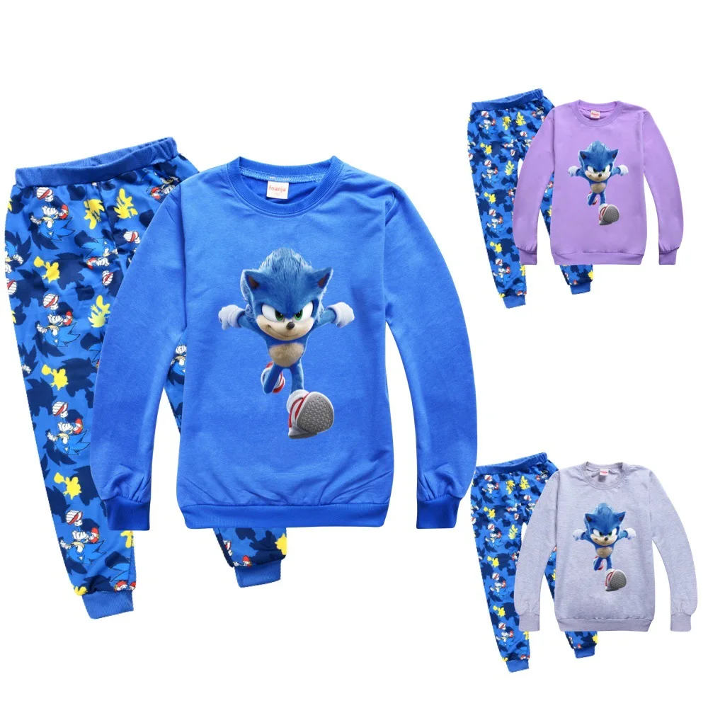 

Kids Sonic The Hedgehog 3D Hoodies for sonic Children's Sweatshirt for Boys Girls Sweat Shirt Child Hoodies Clothes pants sets