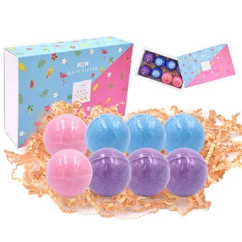 

8Pcs Bath Bombs Gift Set Bathing Tool Bath Balls Luxurious Gift Perfect Valentines Birthday Christmas Gift Bath Bomb Salt