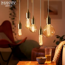 Ретро Edison led светильник лампочка E27 220V DST64 DT45 DG80 DG95 DG125 Фея Винтаж Edison лампа ретро украшения светильник s для кофе магазин бар