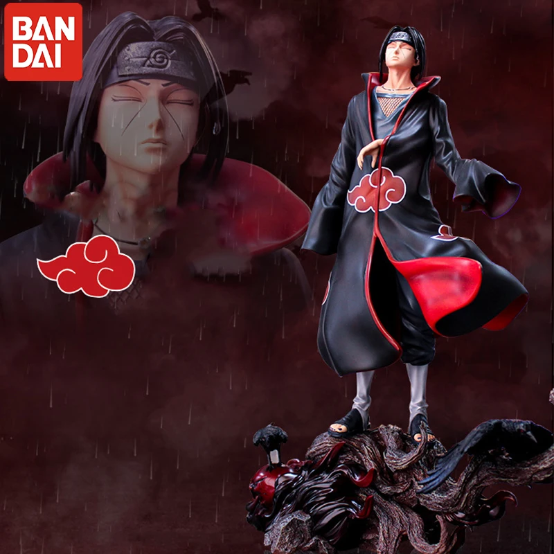 

Bandai Naruto GK 36cm Action Figure Shippuden Anime Model Akatsuki Uchiha Itachi PVC Statue Collectible Toys Doll for Kids