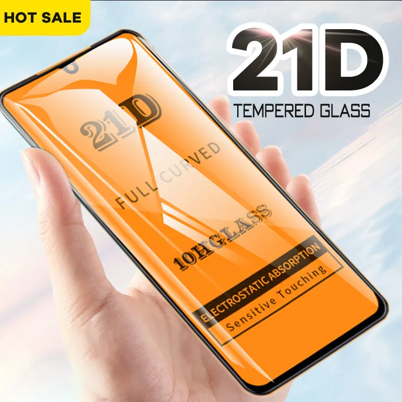 21d закаленное стекло для samsung galaxy a50 a70 a40 Защитная пленка для экрана для samsung a10 a20 e a30 a60 a80 a90 защитное стекло