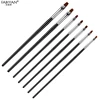 Painting Drawing Carving  7Pcs/setNail Art Manicure For UV Gel Polish Flat Design Tips DIY  Pen Brush Acrylic Tools Set 4