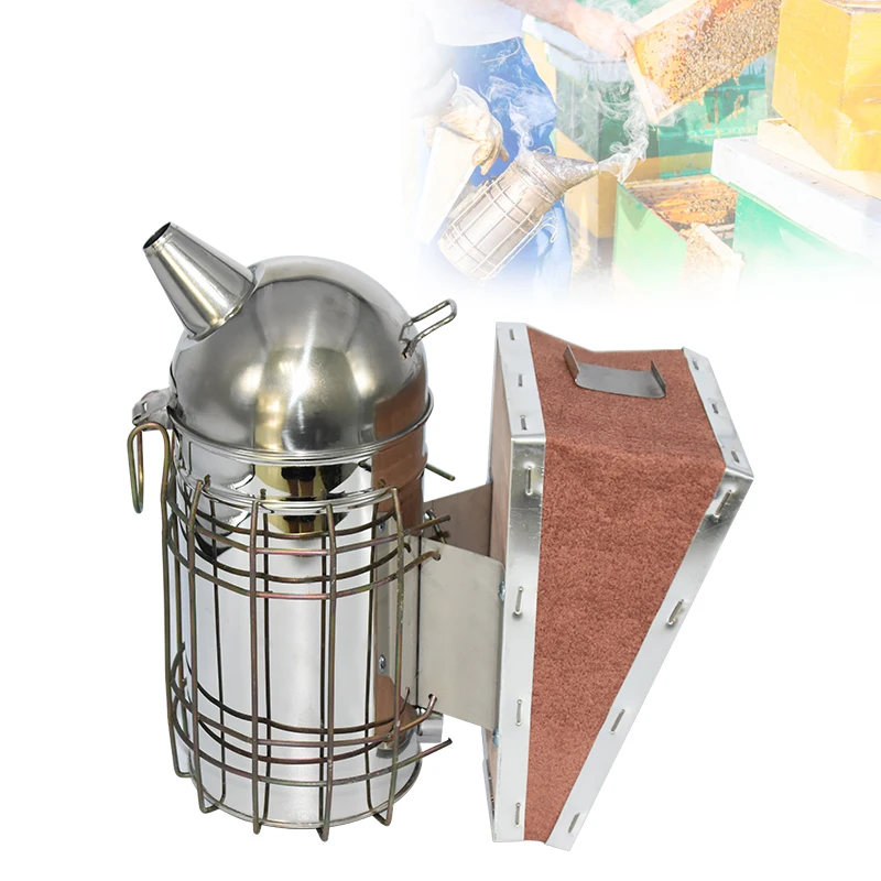 

Beekeeping Smoker Stainless Steel Manual Bee Smoke Transmitter Kit Beekeeping Tool Apiculture Beekeeping Tool Smoke Sprayer