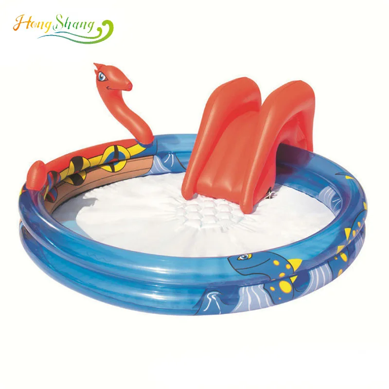 

Hshb Certification PVC Inflatable Pool Pirate Ship Inflatable Pool Children Inflatable Water Spouting Pool