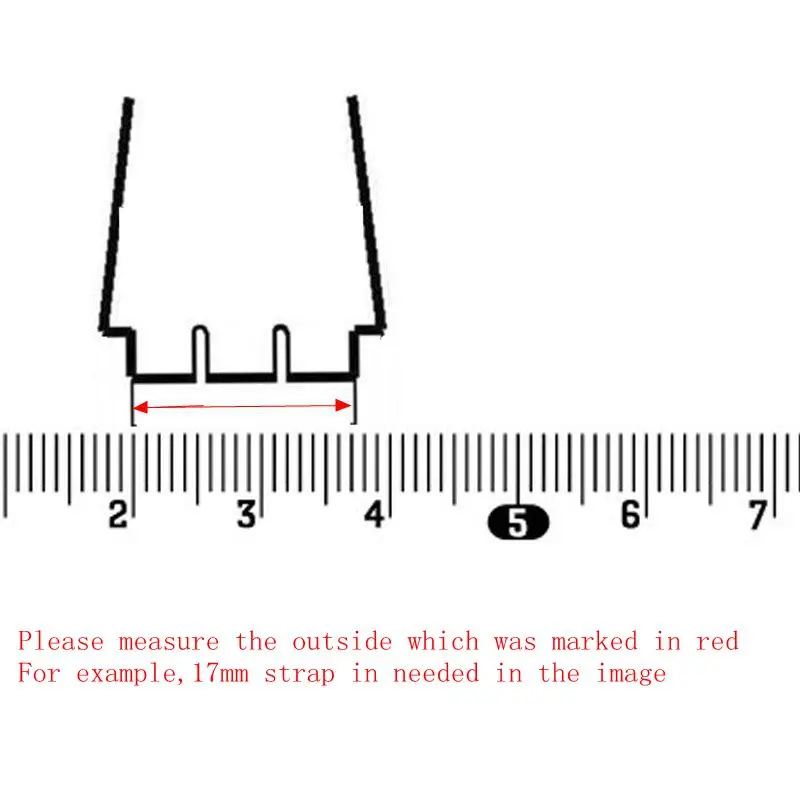 Silicone Watch Strap - Soft Rubber Replacement Wristband Bracelet
