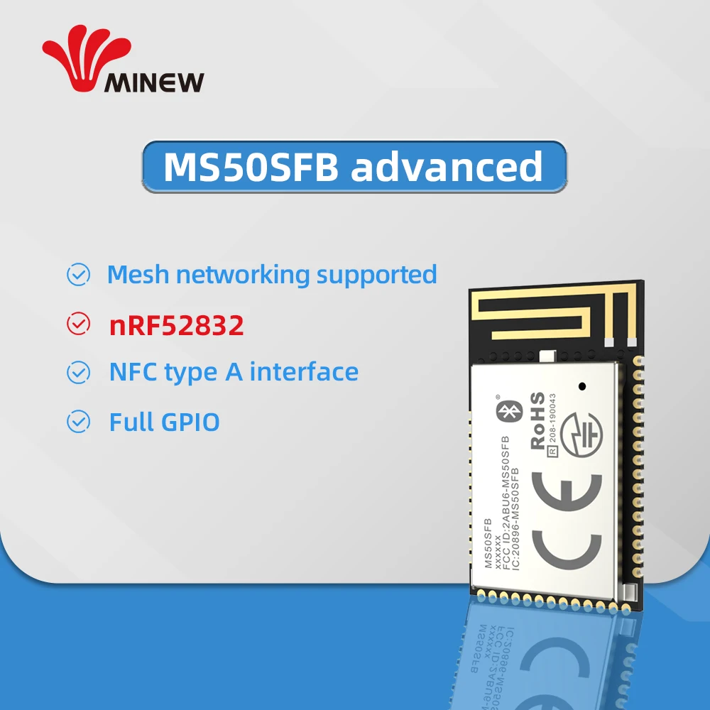 Беспроводной трансивер nRF52832 чип 2 4 ГГц модуль bluetooth SMD IPEX PCB IoT uhf беспроводной