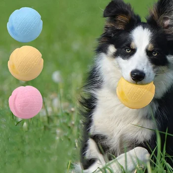 

New Durable Rubber Dog Toy Chew Toys Ball InteractiveTraining Playing Pet Toy Rubber Ball Toys For Dogs Supplies Pet Products