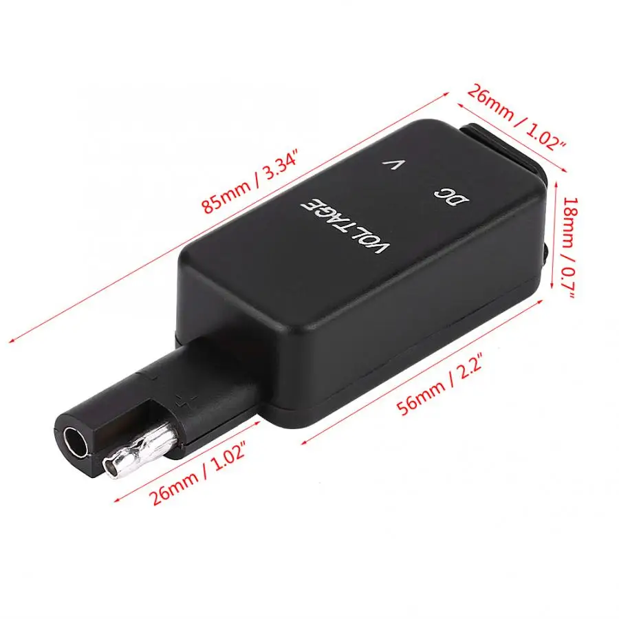 DC 12-24V 4.2A автомобильный мотоцикл двойной USB адаптер розетка с Вольтметр с синей led-подсветкой для мобильного телефона gps водонепроницаемый