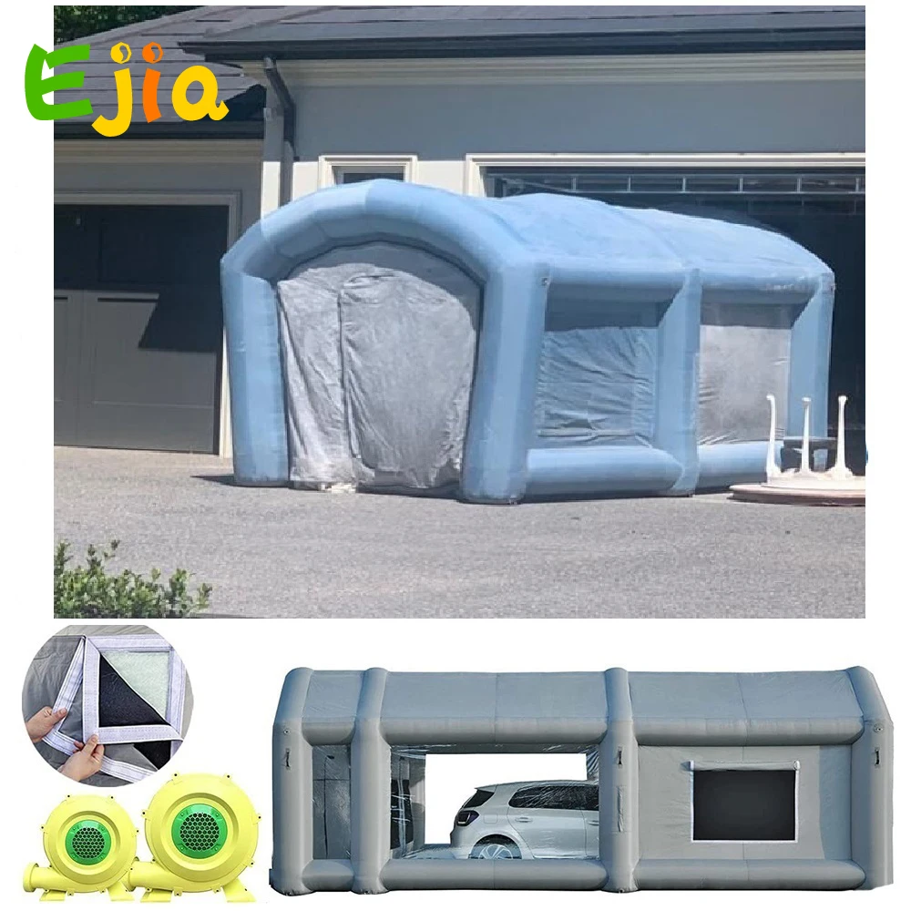 Outdoor portable inflatable car painting spray booth ,8x4x3m