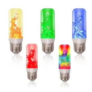 

Creative Flame Effect Lamp Living Room Lighting Christmas AC85-265V E27/E26 4 Modes Lights Creativelight Lamps LED Fire Light