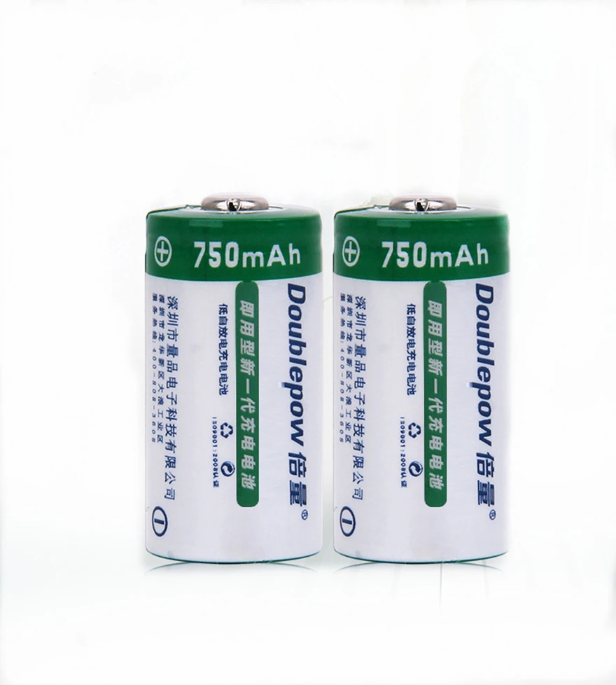 2pcs/lot 3.7V 750mAh 16340 rechargeable battery CR123A lithium suitable for camera instrument | Электроника
