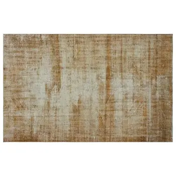 

Handmade Brown Vintage Overdyed Turkish Area Rug 181x277 Cm-5'11''X9'1''