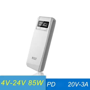 (バッテリなし) QD188-PD デュアル USB qc 3.0 + タイプ C PD DC 出力 8 × 18650 電池 DIY 電源銀行ボックスホルダーケース急速充電器